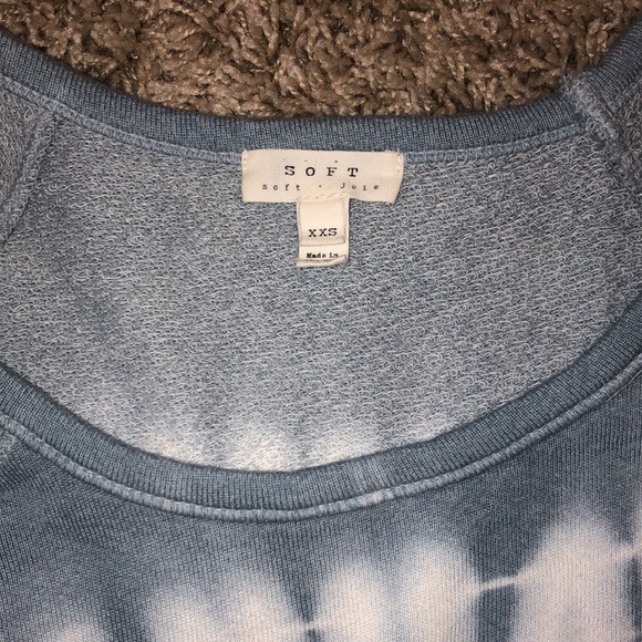 Joie tie dye sweater in blue and white - Picture 3 of 3